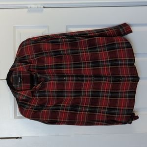 Madewell tartan plaid button down